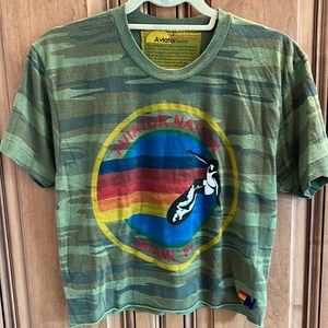 Aviator Nation Cropped Miami Tee